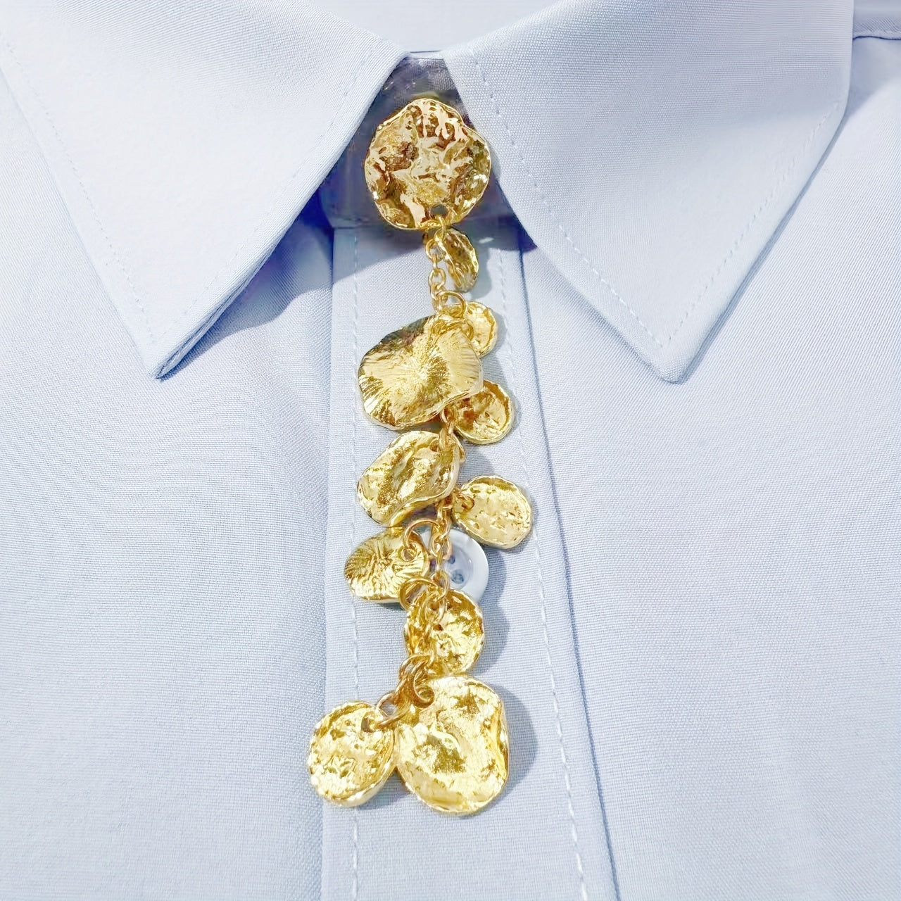 2pcs Tasseled Shirt Dress Button Covers - Craftsmanship Needleless Sewing