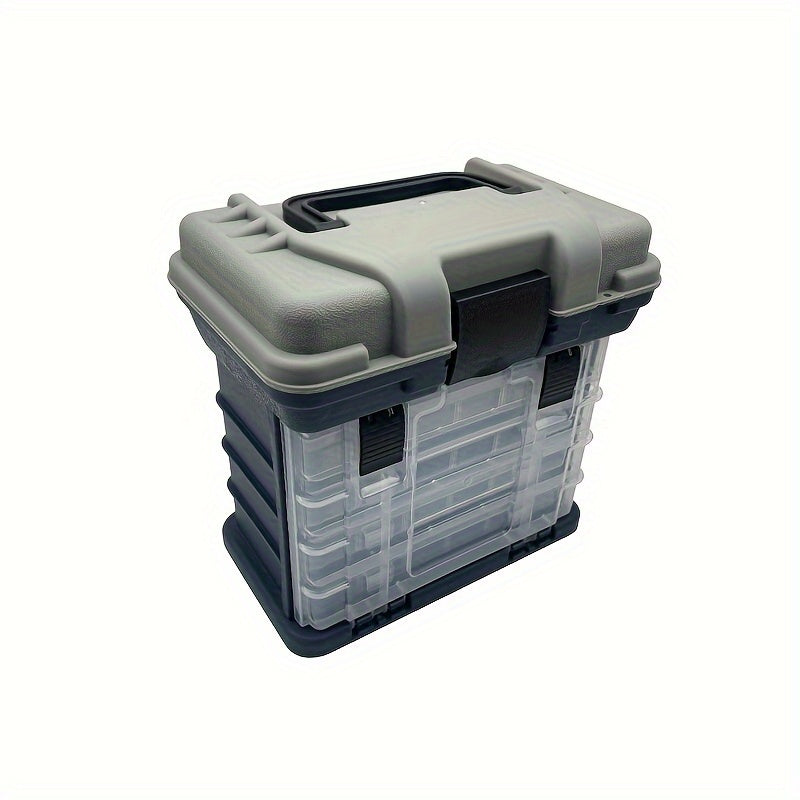 Large 4-Layer Storage Box for Fishing Tackle