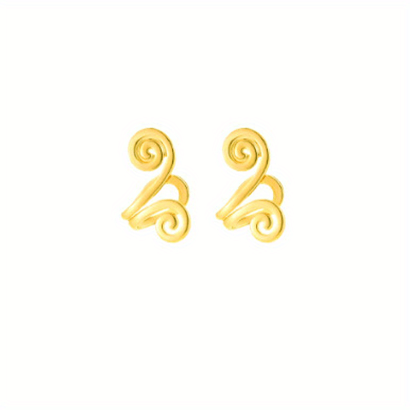 Irregular Shape Ear Cuff Twisted Earring - No Piercings