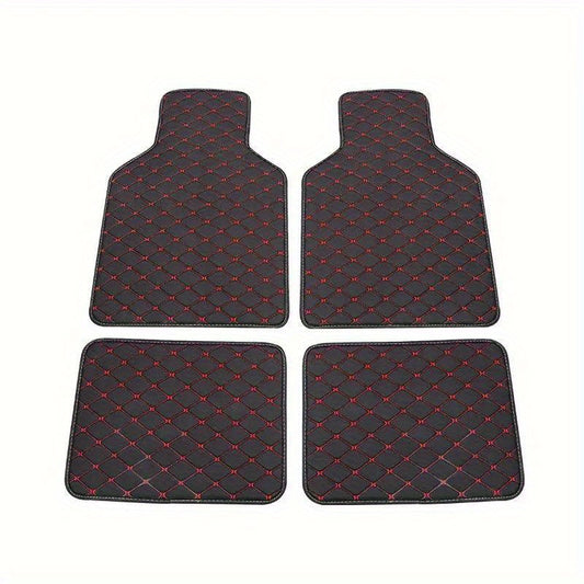 4pcs Universal Waterproof Car Floor Mats