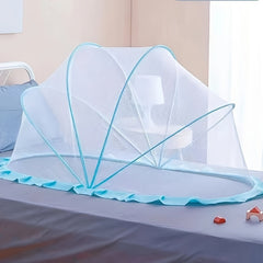 Foldable Kids Mosquito Net Light Full Coverage Polyester Bed Canopy