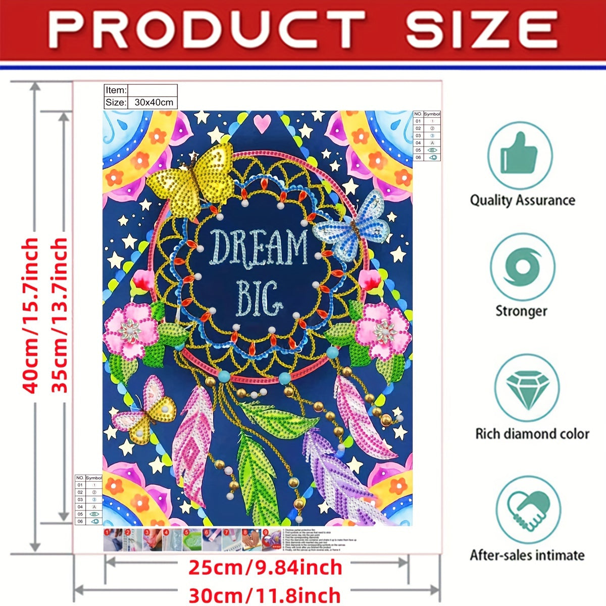 Wind Chime Dream Catcher Diamond Painting Kit DIY 5D Partial Diamond Painting