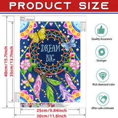 Wind Chime Dream Catcher Diamond Painting Kit DIY 5D Partial Diamond Painting