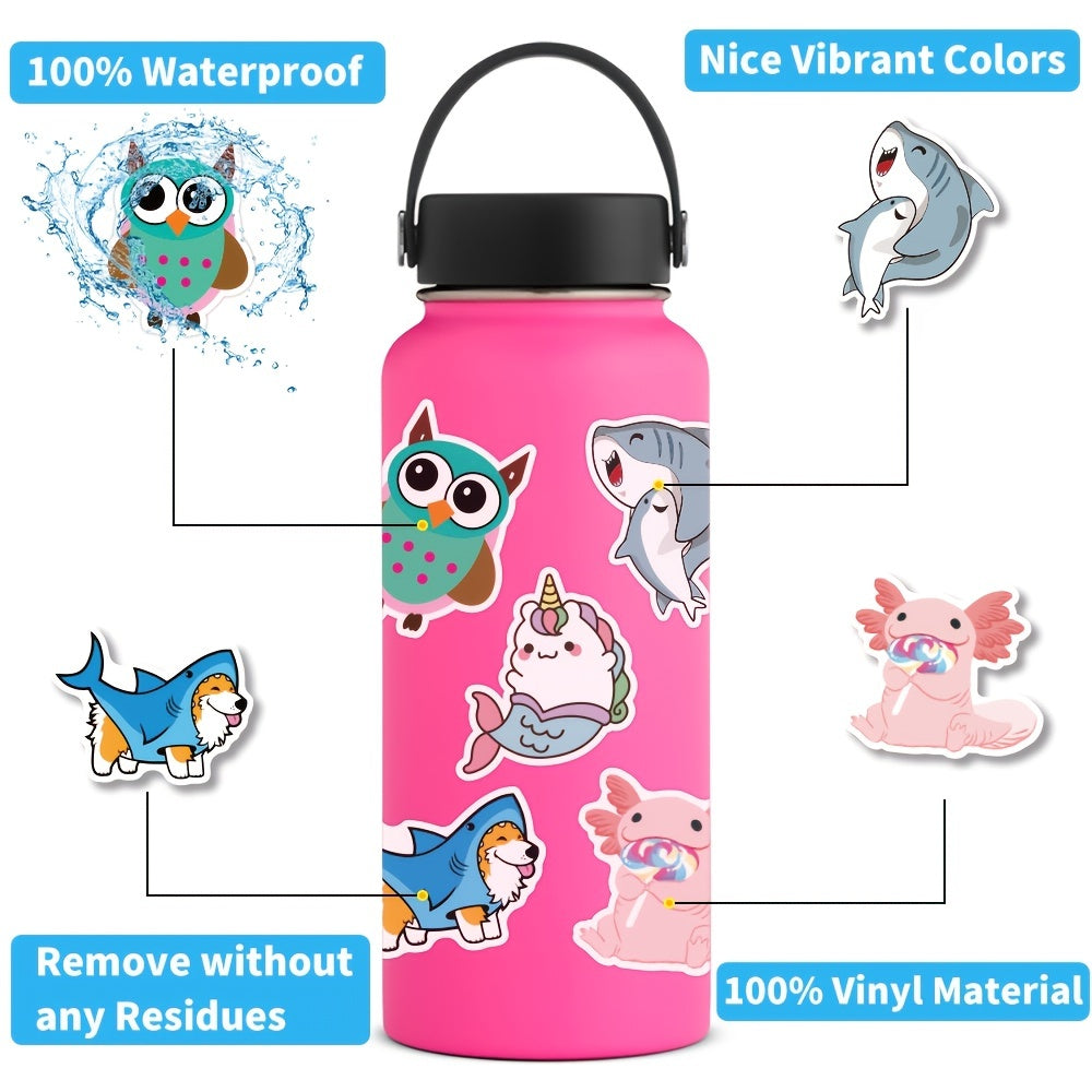 110pcs Vsco Vinyl Waterproof Stickers Laptop Skateboard Stickers