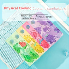 10 Packs Cartoon Ice Cooling Stickers - Fever Mobile Phone Cooling