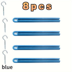 8pcs Billiard Pool Cue Stick Rubber Hanger Holder Accessories