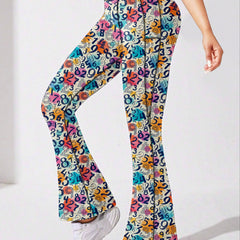 Flare Leg Yoga Pants High Stretch Fitness Running Bootcut