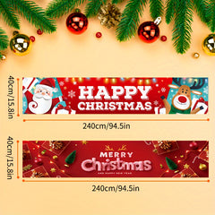 1pc Christmas Banner Party Decoration Props