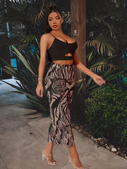 High Waist Pencil Skirt Casual Women's Clothing