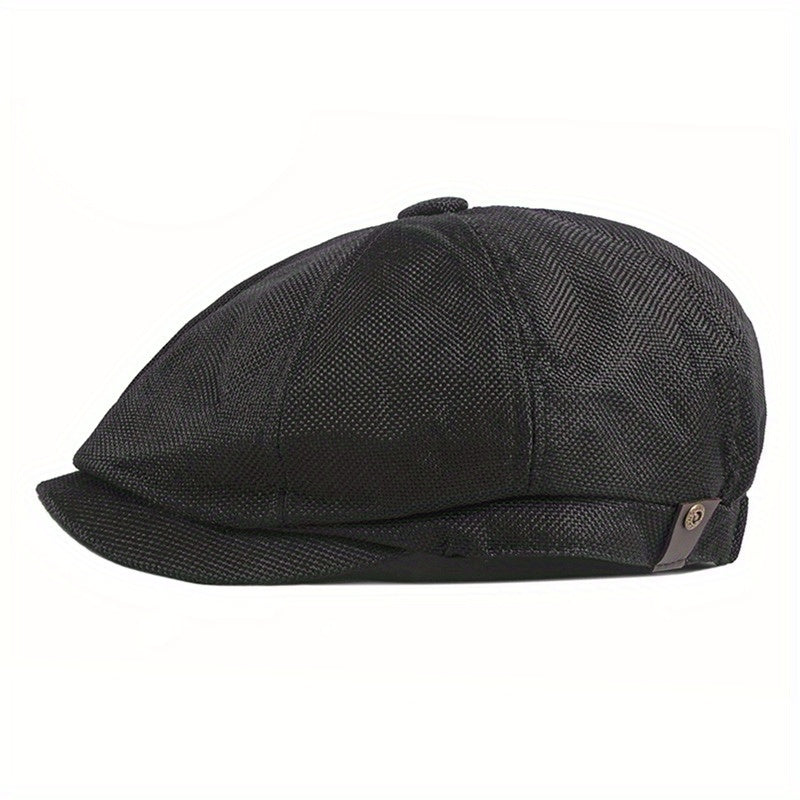 British Beret Octagonal Cap for Men Women