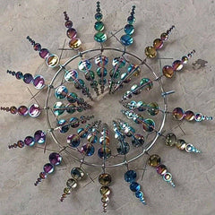 Whimsical 3D Sunflower Wind Spinner