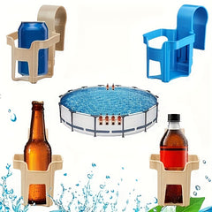 2pcs Swimming Pool Beverage Rack Pool Side Storage Rack Bathtub Accessories