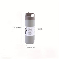 Large Capacity Leakproof Water Bottle with Straw for Outdoor Sports