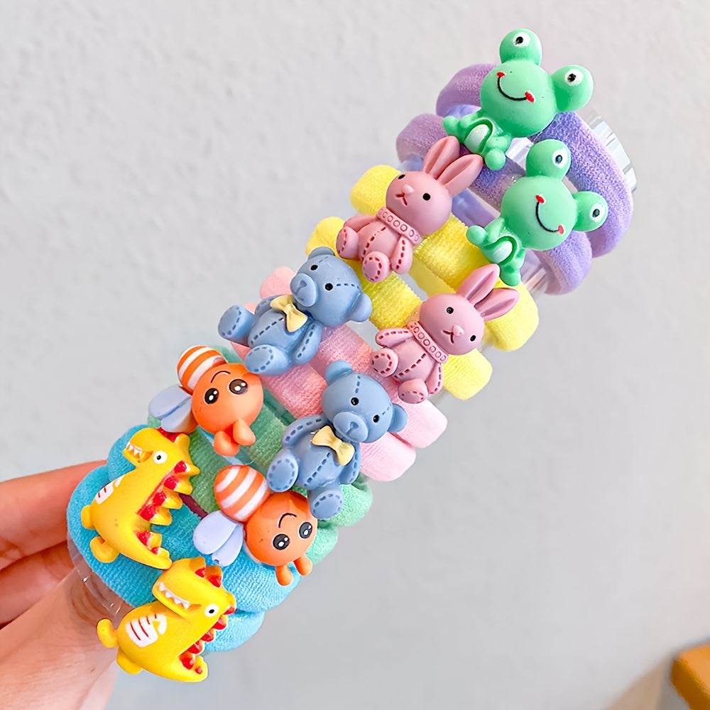 10pcs Sunflower Hair Tie Rope for Girls Kids