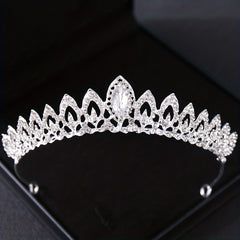 Princess Crown Rhinestone Headwear for Girls Birthday Party Dress Up
