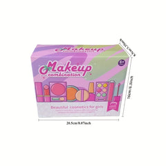 Kids Makeup Play Kit 15pcs with Lipstick & Eyeshadows in Bag