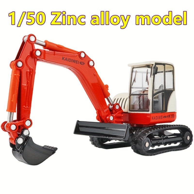 Zinc Alloy Excavator Model Toy - Christmas Gift