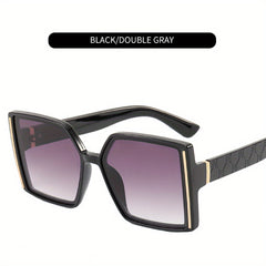 Men Square Frame Sunglasses UV Protection