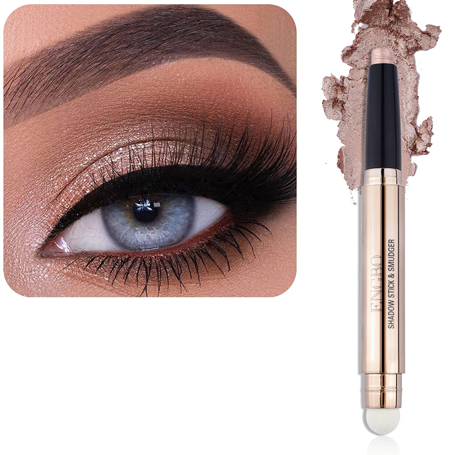 Creamy Eyeshadow Stick Midnight Matte Waterproof Long Lasting