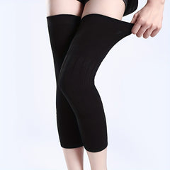 1pair Knee Pad Female Joint Sheath Plus Cashmere Anti-cold Leg P