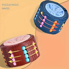 3D Cube Puzzle Toy Spin and Slide Game Early Education Skills Development