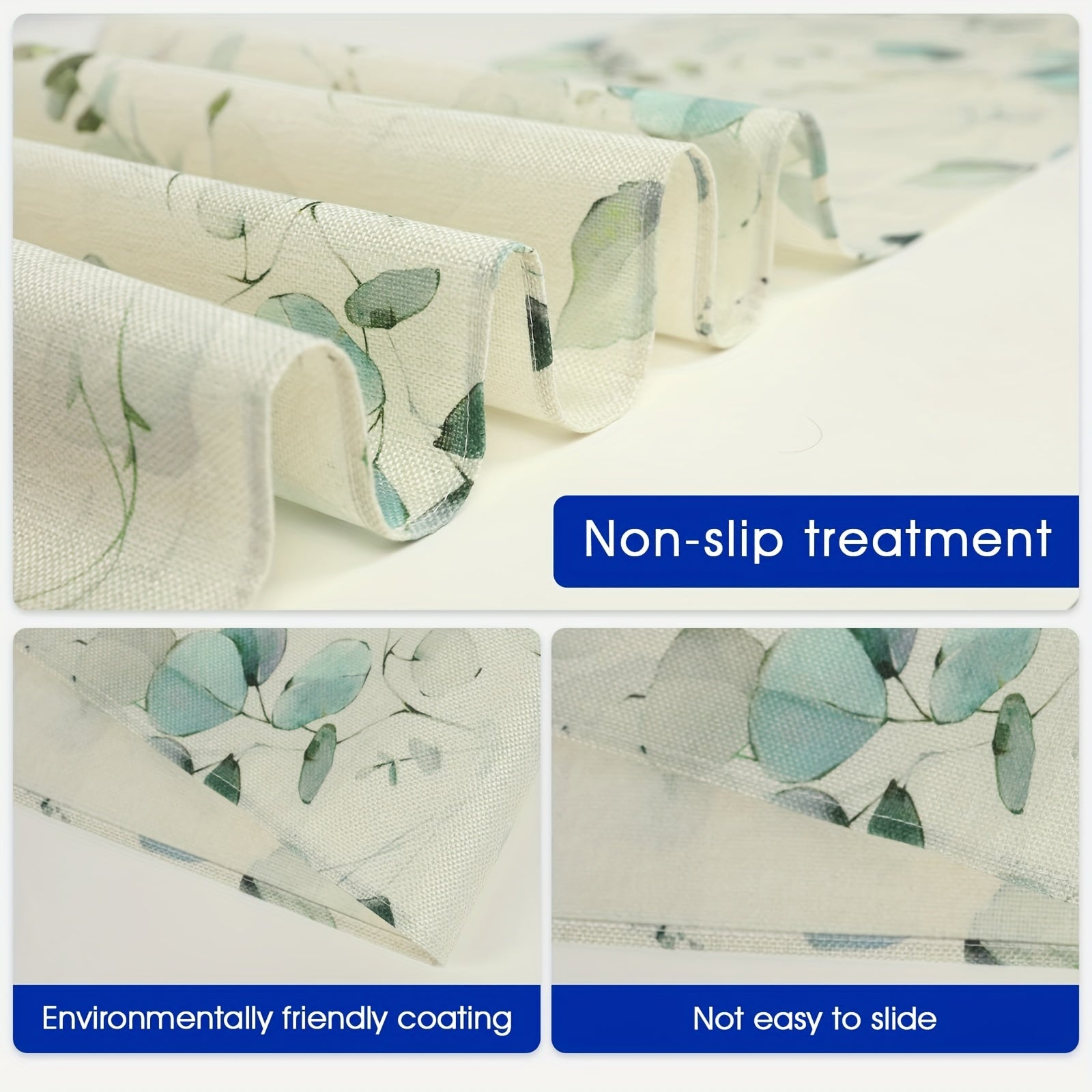 Green Eucalyptus Table Runner 182cm Long for Home Party Decor