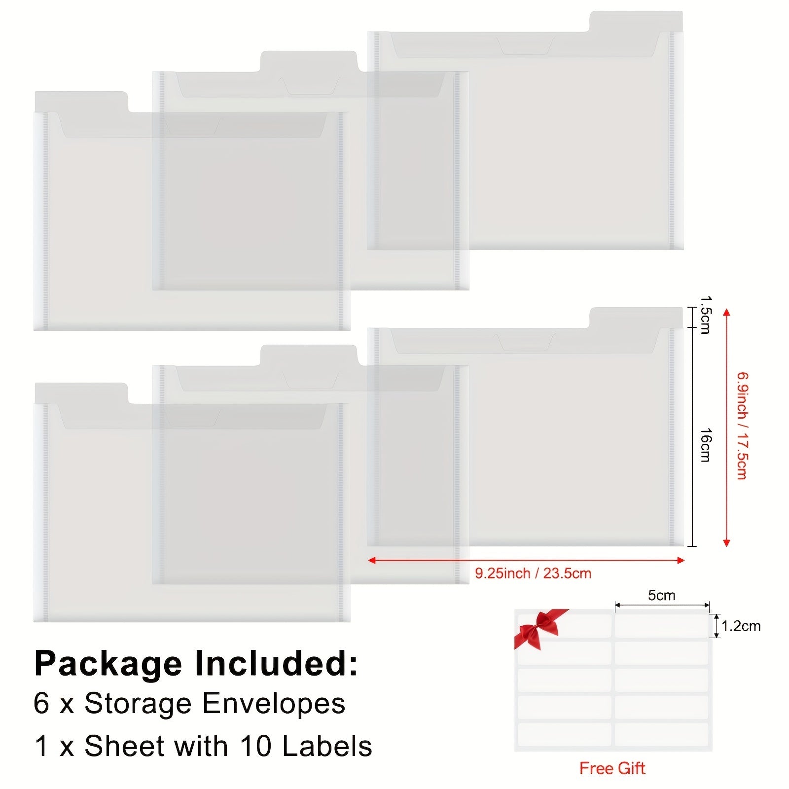 6 Strong Magnetic Sheets Mats Storage Bags Kit for Scrapbook Craft Supplies