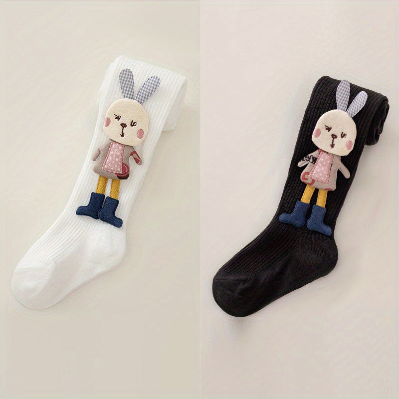 Girls Kids Rabbit Pantyhose Leggings for Spring Autumn
