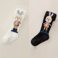 Girls Kids Rabbit Pantyhose Leggings for Spring Autumn