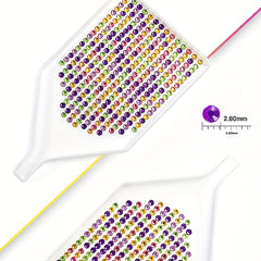 200pcs Diamond Painting Beads 20 Colors 4000 Drills 5D Accessories