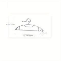 5pcs Wide Shoulder Clothes Hanger Anti-slip Thick Clothes Support