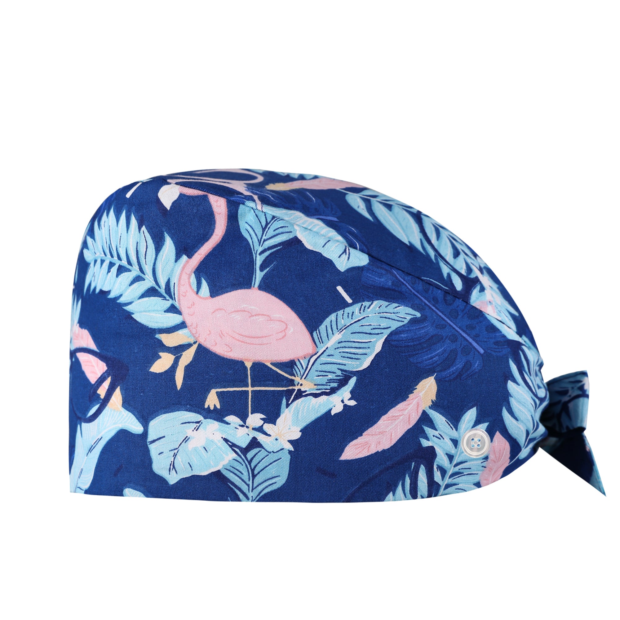 Adjustable Button Sweatband Working Cap Unisex Bouffant Hat
