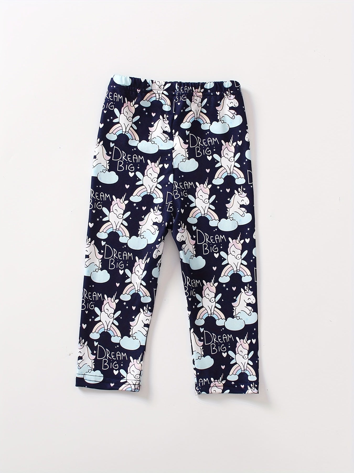 Toddler Girls Floral Unicorn Leggings Summer Clothes
