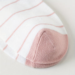 5 Pairs Fruit Pattern Ribbed Short Socks Women's Ankle Stockings
