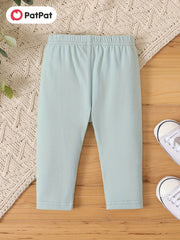 Comfy Leggings for Baby Girls Elastic Waist Trousers
