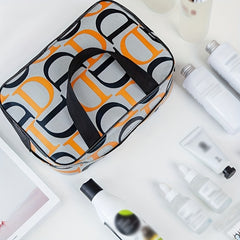 Large Capacity Waterproof Travel Makeup Bag with Handle for Men and Women