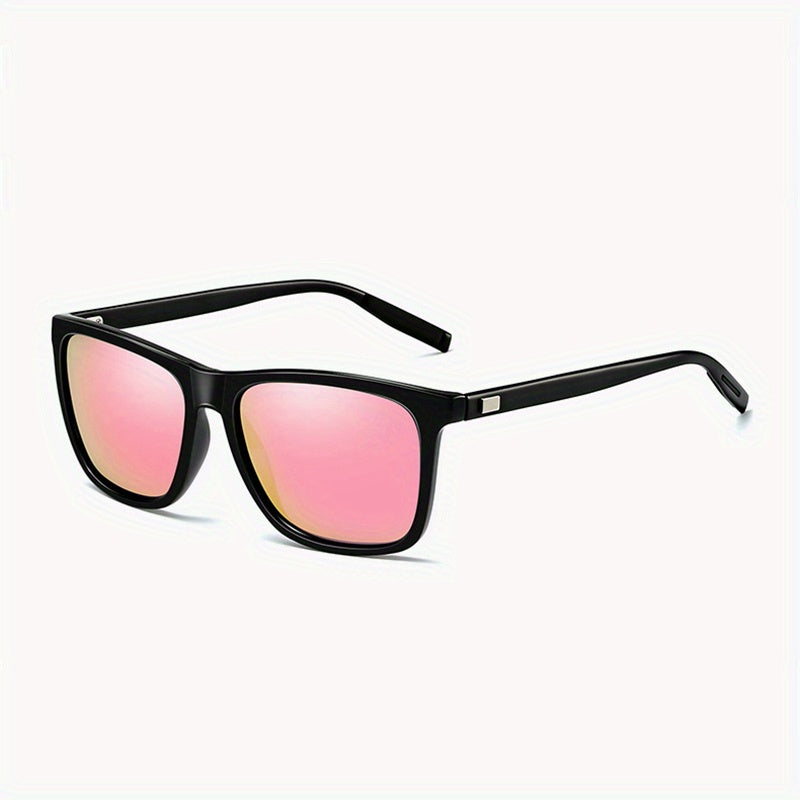 Men's Polarized Square Sunglasses UV400 High AC Alloy Eyewear