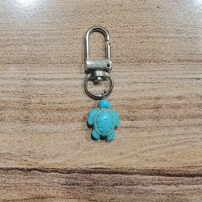 2pcs Travel Turtle Keyring Keychain Bag Charm Pendant Gift