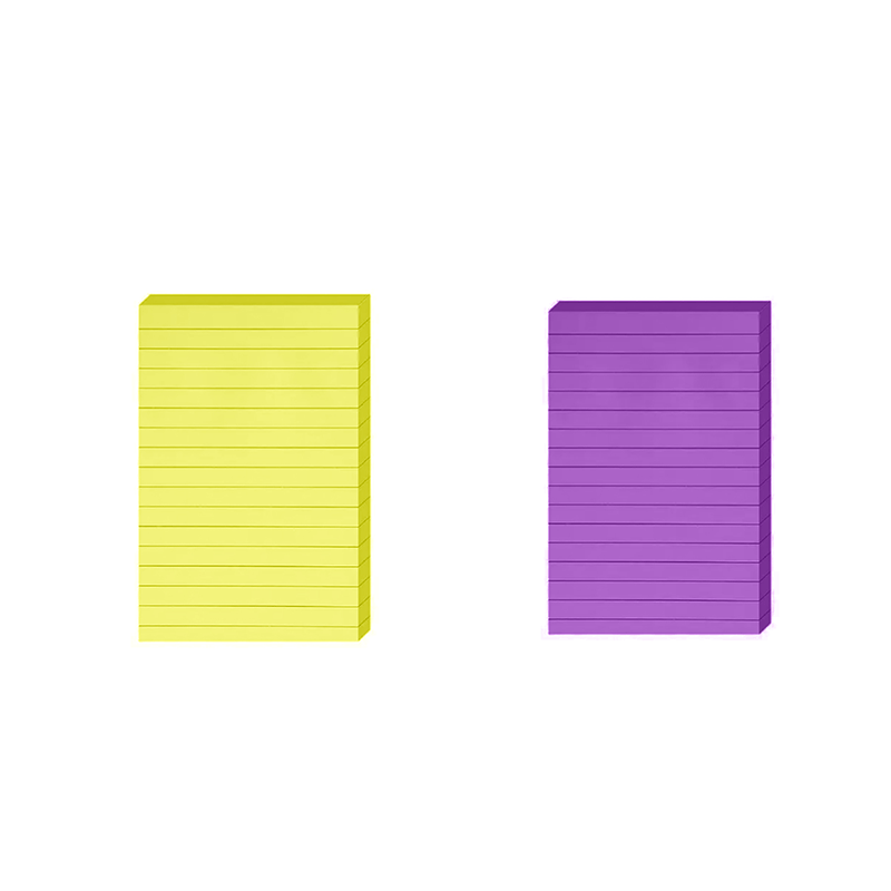 50 Sheets Large Square Sticky Notes, Bright Colors, Self Adhesive, 10x10cm