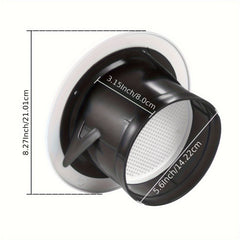 2pcs Soffit Vents Louver Grill Cover Round Vent Cover with Fly Screen