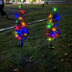 Solar Christmas Tree Lights with 600 MA Solar Version