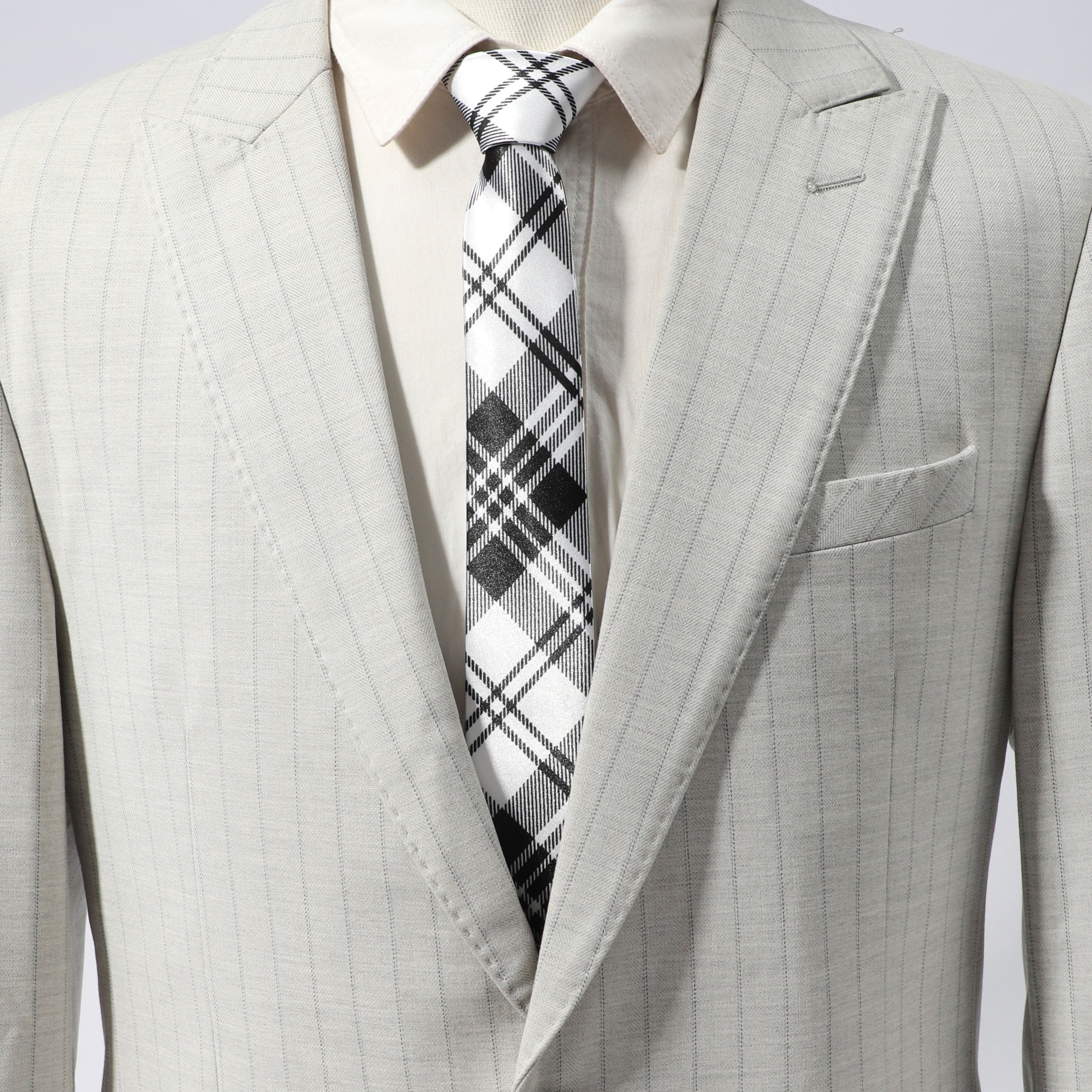 Men's Striped Plaid Tie Necktie Business Wedding Party Gift