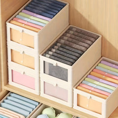 Legging Storage Box Large Capacity Fabric Basket Household Wardrobe Organizer