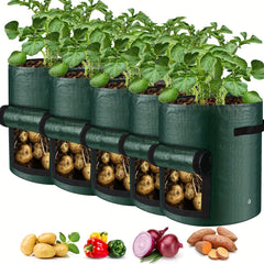 Durable Planting Bags for Potatoes, Tomatoes, and Vegetables