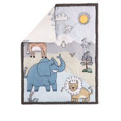 3pcs African Animals Print Baby Bedding Set For Children Nursery Kids