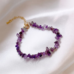 Natural Irregular Crystal Stone Bracelet for Gifting Loved Ones