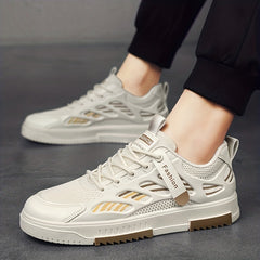 Men's Lace up Sneakers Skate Shoes Breathable & Wear-resistant