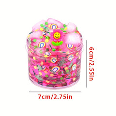 180ml Jelly Cube Slime Kit Girls DIY Sensory Stress Relief Clear Slime