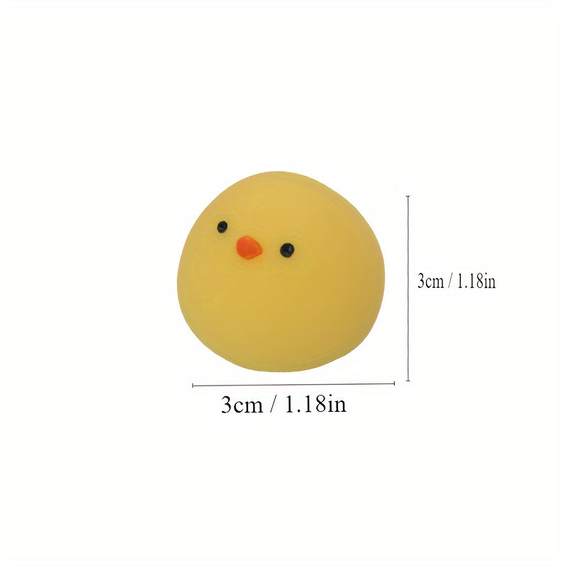 5pcs Fat Chicken Pinch Funny Toys Decompressing Relaxation