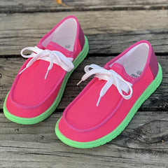 Flat Non Slip Low Cut Skate Shoes Lightweight Canvas Sneakers